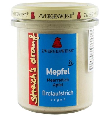 Crema Bio Tartinabila cu Hrean si Mere Zwergenwiese 160gr foto