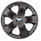 Set 4 capace roti Bis Negru R14 pentru gama auto Dacia