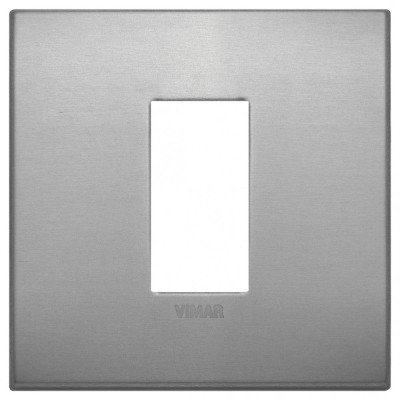 Rama Ornament 1M pentru doza de 2M Vimar Arke aluminiu lava 19641.16 foto