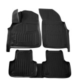 Cumpara ieftin Set covorase auto cauciuc TPE Umbrella pentru Audi Q7 (4M) 2015- Negru Bordura 3cm