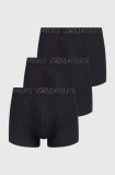 Under Armour boxeri 3-pack barbati, culoarea negru