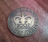 QW8 - medalie - tematica regalitate - Jubileul de aur al Reginei Angliei, Europa