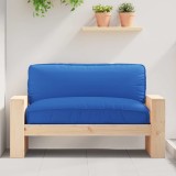 VidaXL Pernă pentru șezut din paleți Albastru regal 120 x 80 x 12 cm