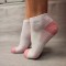 STK442-25 Sosete scurte din bumbac ultrasox scurte model cu bulinute