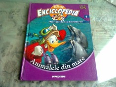 ENCICLOPEDIA DISNEY, ANIMALELE DIN MARE, VOL. IV, EDITIE DE LUX, 2008 foto
