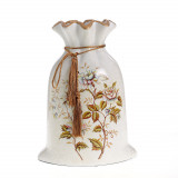 Vaza ceramica cu model floral 25 cm