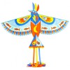 Zmeu Djeco Maxi Bird, Multicolor, 125x85cm, +5 ani, Baieti/Fete/Unisex, Jucarie zburatoare