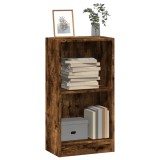 vidaXL Bibliotecă, stejar fumuriu, 40x24x76 cm, lemn prelucrat 857769