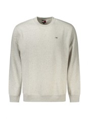 Bluza barbati, cu mini logo brodat, Regular fit, Gri (Marime: M) foto