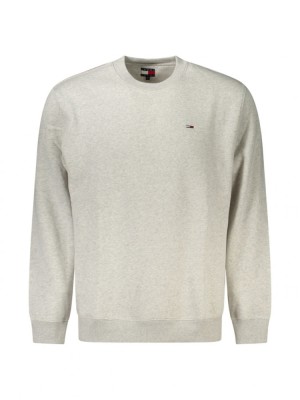 Bluza barbati, cu mini logo brodat, Regular fit, Gri, M foto