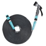 Furtun de gradina Navaris, 15m, cu pistol de pulverizare, conexiuni UE si US, 54175.02