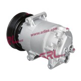 Compresor aer conditionat Nissan Almera, 2000-2007, motorizare 1.5 dci, 60kw, diesel, rola curea 125 mm, 6 caneluri, Delphi tip: Harrison CVC