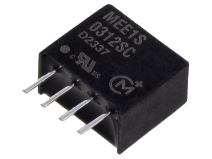Convertor DC/DC 1W 12V, SIP