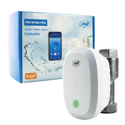 Aproape nou: Valva inteligenta pentru apa PNI SV180 PRO, conectivitate Wi-Fi, IP65, foto