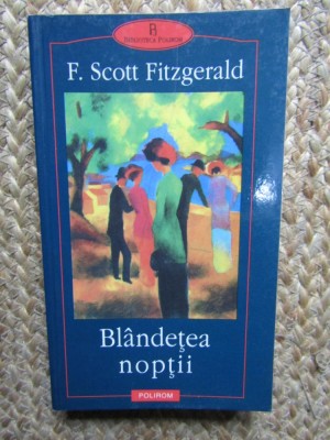 BLANDETEA NOPTII - F.SCOTT FITZGERALD foto