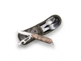 Set briceag multifunctional cu tacamuri camping si husa, Joker