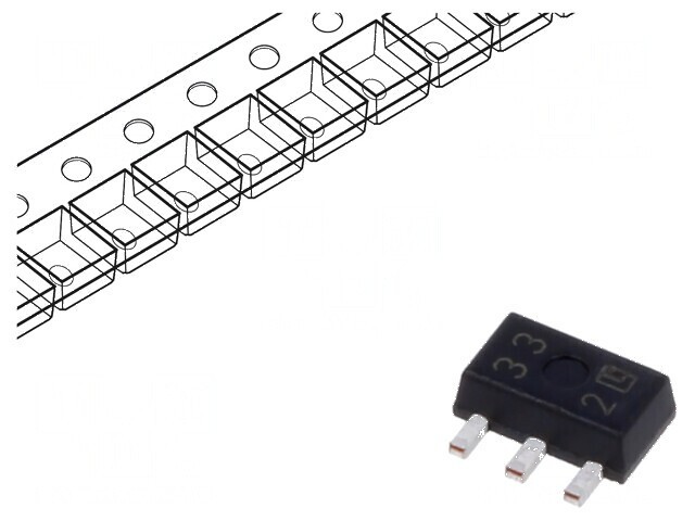 Stabilizator de Tensiune Liniar Nereglabil IC 3,3V 400mA