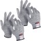 Set 2 perechi manusi anti-taiere, TopGearWorld, HPPE/Spandex/Nylon, L, Gri