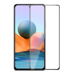 Folie sticla securizata compatibila cu xiaomi redmi note 11 4g, pro cfp1, full glue, lipire completa, 9h,htpmag, neagra foto