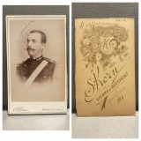 CDV Atelier Romania Bucuresti Bucuresci Bucarest S. Korn - Barbat in uniforma