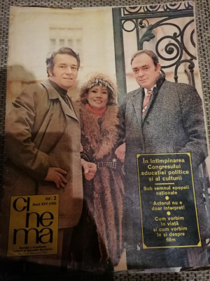 Revista CINEMA - NR 2 Februarie - 1976 foto