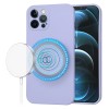 Husa silicon iPhone 12 Pro Max Techsuit SoftFlex MagSafe, violet