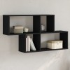 VidaXL Raft de perete, negru, 100x20x53 cm, lemn prelucrat