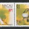 Macau 1995 Mi 814/17 strip MNH - SINGAPORE Exp int de timbre: Pasari cantatoare
