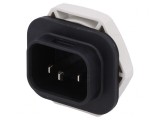 Conector Alimentare AC 6,3x0,8mm Tată 10A