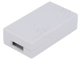 Carcasă Universală ABS Gri 34.5mm x 62mm x 16mm, MASZCZYK