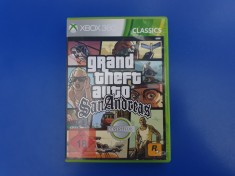 Grand Theft Auto (GTA) San Andreas - joc XBOX 360 foto