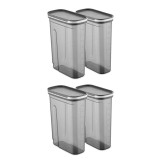 Set cutie de depozitare, Gri, 10 x 26 x 20 cm