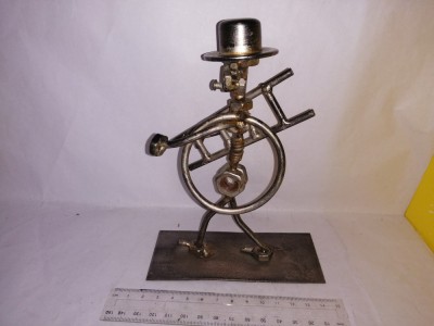 bnk div Figurina decorativa metalica - cosar foto
