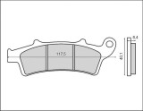 Set placute frana FT3096 &ndash; Aprilia Arecife - Atlantic &ndash; Scarabeo &ndash; 125-500cc &ndash; Malaguti Madison 250-400cc &ndash; Peugeot Looxor 150cc, Oem