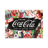 Magnet Coca-Cola - Collage, Nostalgic Art Merchandising
