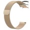 Curea Milanese Loop, compatibila Huawei Watch Fit 2, cu adaptor dedicat, Retro Gold