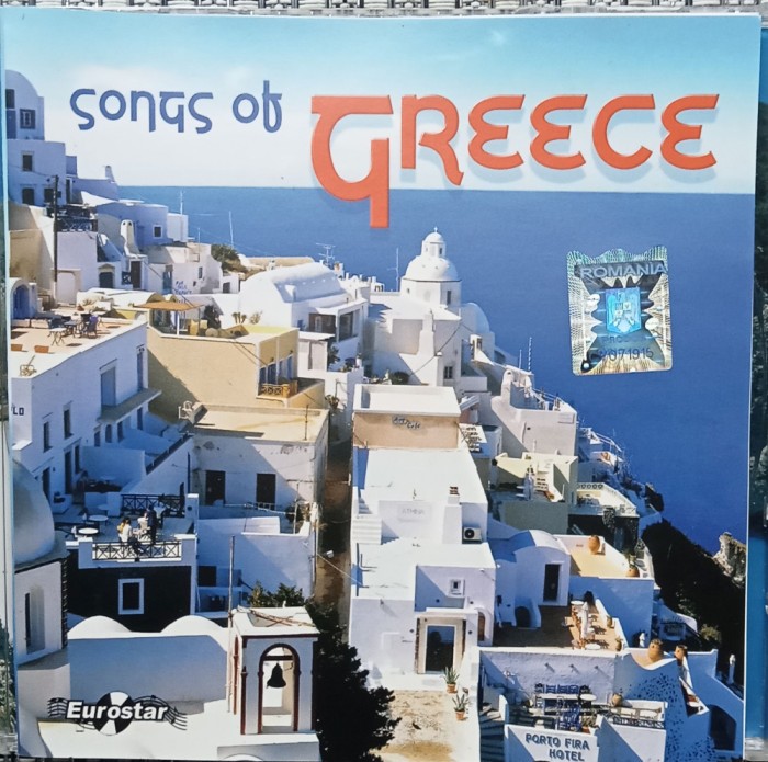 CD Songs of Greece muzica greceasca Cantecele Greciei