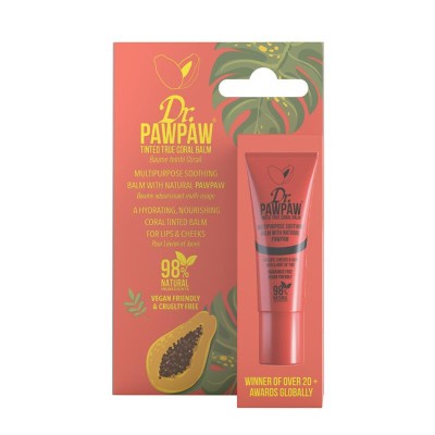 Balsam Multifunctional Vegan Nuanta True Coral 10 mililitri Dr.PawPaw foto