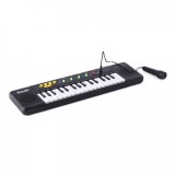 Orga Electronica, Microfon, Pentru Copii, Jucarie Educationala Instrumente Muzicale, 47 cm
