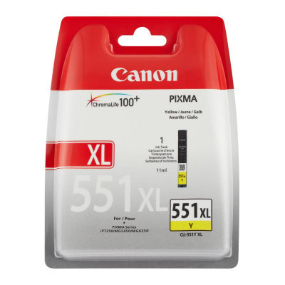 Canon cli-551xl yellow inkjet cartridge foto