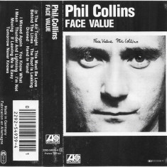 Casetă audio Phil Collins ‎– Face Value, originală