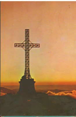 CPI B13911 CARTE POSTALA - MUNTII BUCEGI. MONUMENTUL DE PE CARAIMAN, CRUCEA foto