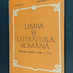 LIMBA SI LITERATURA ROMANA CLASA A X A LEAHU . PARFENE , CARTE IMPECABILA