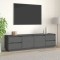 vidaXL Comodă TV, gri, 176x37x47,5 cm, lemn masiv de pin 814321