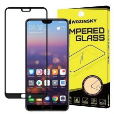 Folie Sticla Huawei P20 Pro Wozinsky 5D Full Glue Black foto