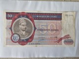 Zair 50 Zaires 1980 Rar