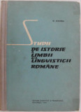 Studii de istorie a limbii si a lingvisticii romane &ndash; D. Macrea (cateva sublinieri si insemnari)