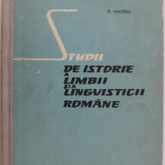 Studii de istorie a limbii si a lingvisticii romane – D. Macrea (cateva sublinieri si insemnari)