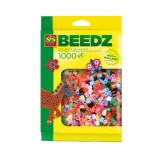 Set 1000 margele de calcat culori mixte Beedz,+5 ani, SES Creative