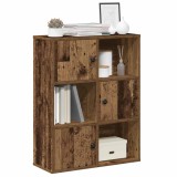 VidaXL Bibliotecă, lemn vechi, 60x24x76,5 cm, lemn prelucrat